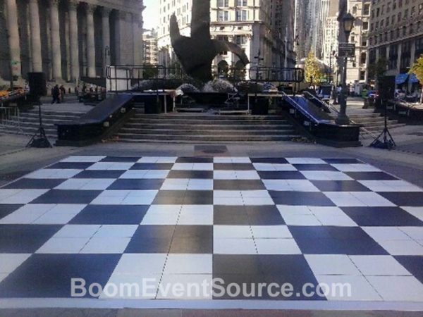 black and white decor dance floor rental 1 Dance Floors