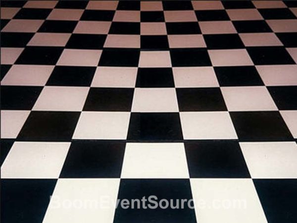 black and white decor dance floor rental 4 Dance Floors