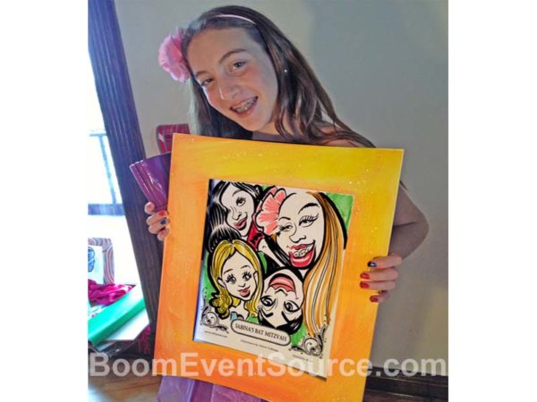 caricature artist mitzvah favor 1 Caricaturist