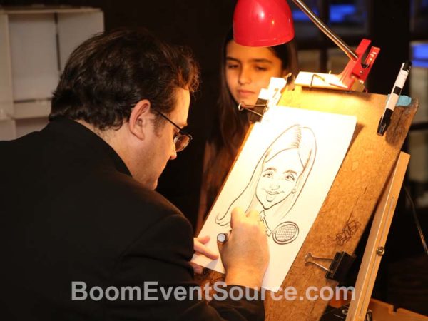 caricature artist mitzvah favor 6 Caricaturist