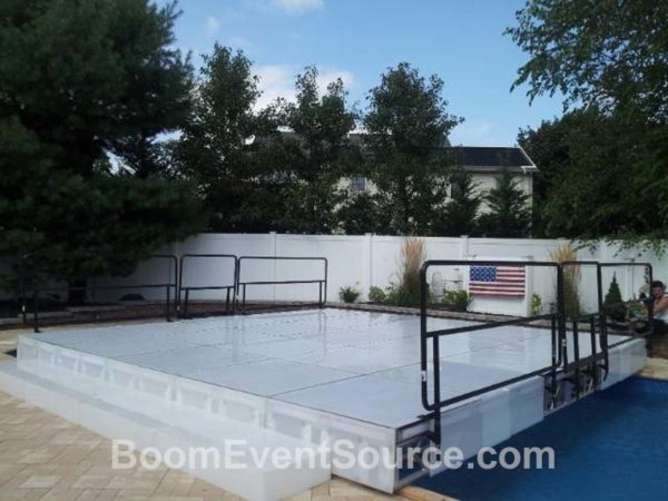 dance floor over pool rental 4 Dance Floors