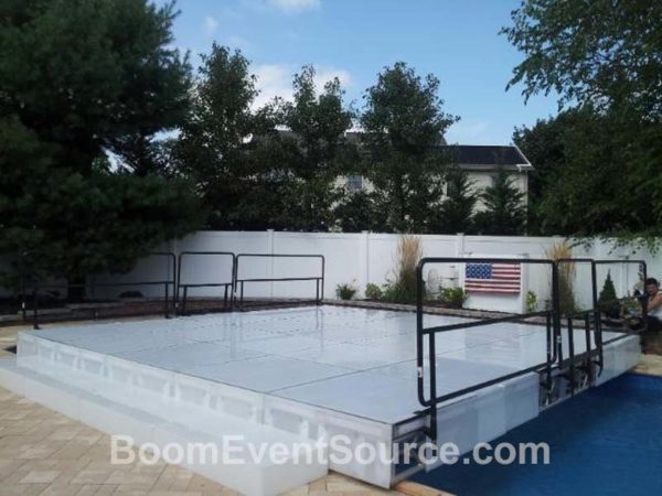 dance floor over pool rental 4 Dance Floors