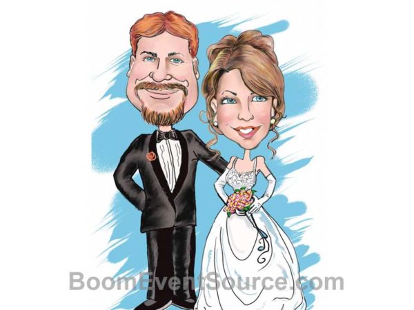 digital caricaturist wedding favor 4 Digital Caricaturist