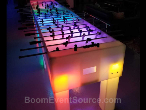 giant foosball sports theme 8 Giant LED Foosball