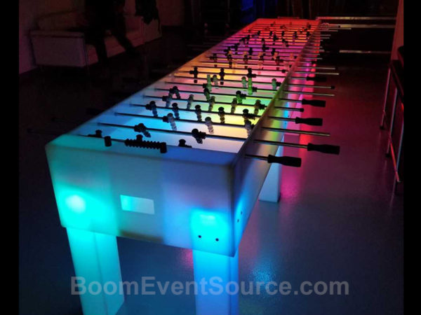 giant foosball sports theme 9 Giant LED Foosball