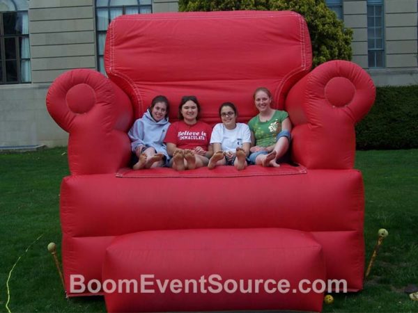 inflatable giant red chair photos events 1 Big Red Chair Photos