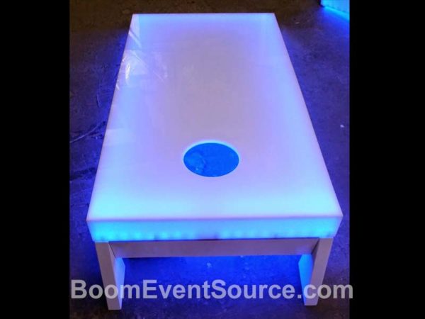 led corn hole event rental 4 LED Corn Hole