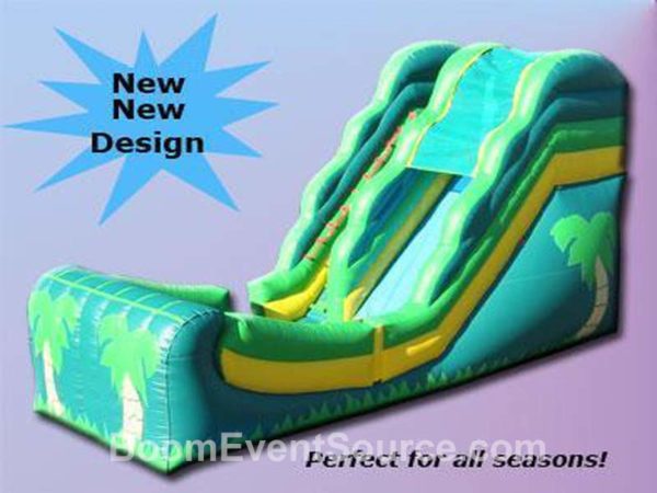 tropical water slide for parties 3 Tropical Wave Water Slide