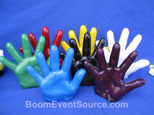 wax hands novelty party favor rental 6 Wax Hands