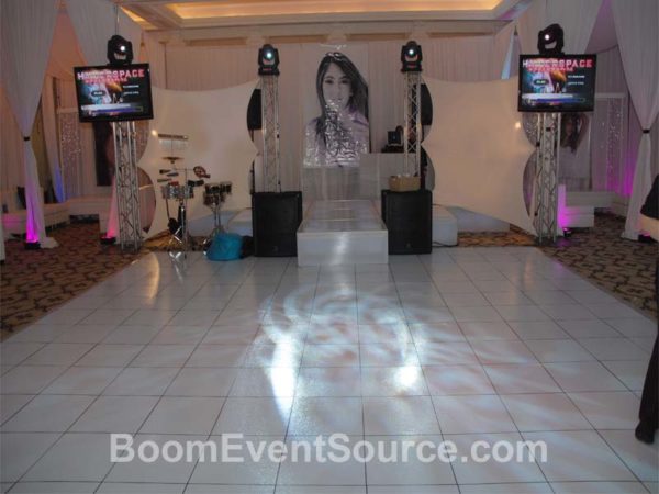 white laminate dance floor rentals 1 Dance Floors