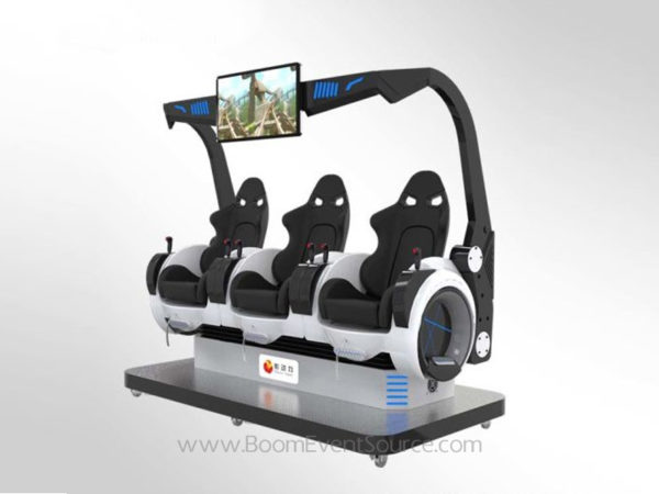 3 seat VR Coaster wm 3 Seat Virtual Reality Rollercoaster